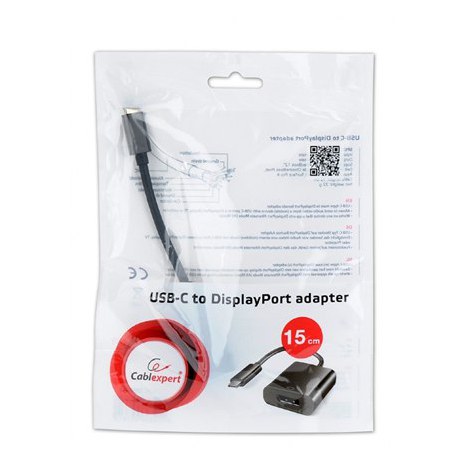 Cablexpert 24 pin USB-C | Male | 20 pin DisplayPort | Female | 0.15 m - 2